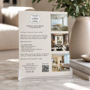 Moderne aangepaste logo professionele zakelijke flyer