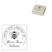 Moderne aangepaste naam Bee uit de bibliotheek van Rubberstempel (Gestempeld)