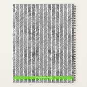 Moderne aangepaste naam | Gepersonaliseerde reis Planner (Achterkant)