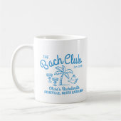 Moderne aangepaste naam Island Datum Bachelorette  Koffiemok (Links)