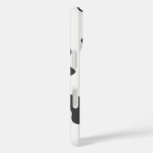 Moderne aangepaste naam Koe Afdrukken Zwart Wit Case-Mate iPhone Case (Achterkant / Rechts)