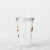 Moderne aangepaste naam Pan Africa Flag Map Acryl Drinkbeker (Links)