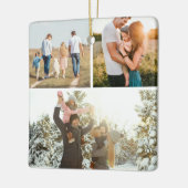 Moderne aangepaste offerte gepersonaliseerde 3 fot keramisch ornament (Links)