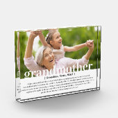 Moderne aangepaste oma citaat foto blok (Links)