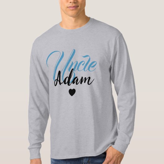 Moderne aangepaste oomnaam - Speciaal gepersonalis T-shirt (Voorkant)