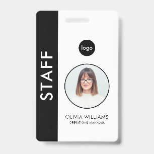 Moderne aangepaste personeels-ID Badge