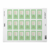 Moderne aangepaste retouradreslabels etiket (Full Sheet)