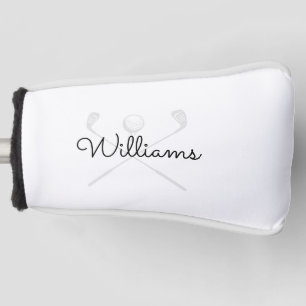 Moderne aangepaste scriptnaam Golfclubs Golfheadcover