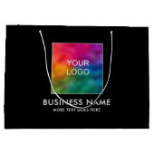 Moderne aangepaste Sjabloon tekst zakelijke Logo h Groot Cadeauzakje (Achterkant)
