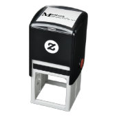 Moderne aangepaste thuisadres zwarte tekst zelfinktende stempel (Product)