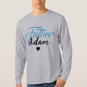 Moderne aangepaste vadernaam - Speciaal gepersonal T-shirt