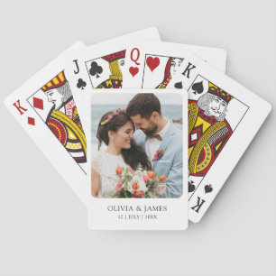 Moderne Aangepaste Verticale Foto Script Poker Kaa Pokerkaarten