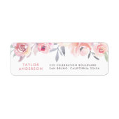 Moderne aangepaste Waterverf voor typografie Etiket (Voorkant)