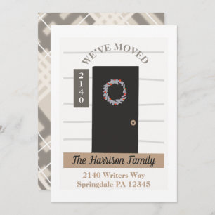 Moderne aankondiging deur deur deur deur