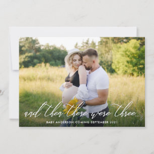 Moderne aankondiging foto's Zwangerschap