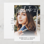 Moderne aankondiging van Afstuderen foto's (Voorkant / Achterkant)