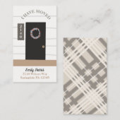 Moderne aankondiging van verplaatsing van deuren (Voorkant / Achterkant)