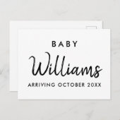 Moderne aankondiging zwangerschap (Voorkant / Achterkant)