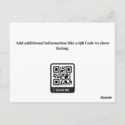 Moderne aannemerslijst aangepaste briefkaart (Achterkant)