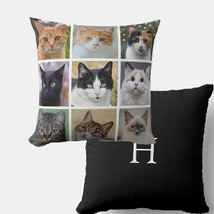 Moderne aanpasbare kattenfoto's kussen