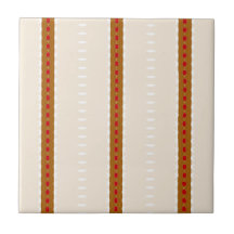Moderne aardetone geometrische patroon