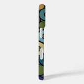 Moderne aardtooncirkels Case-Mate iPhone case (Achterkant / Rechts)