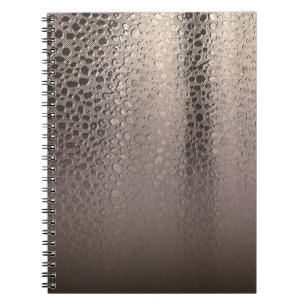 Moderne Abstract Glam Zilver Roze Blush Roze Goud Notitieboek