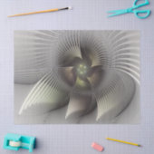 Moderne Abstracte 3D Vorm Fractal Art Tissuepapier (Craft)