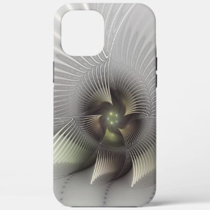 Moderne Abstracte 3D Vorm Fractale Kunst iPhone 12 Pro Max Hoesje