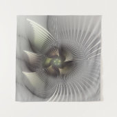 Moderne Abstracte 3D Vorm Fractale Kunst Wandkleed (Voorkant (horizontaal))