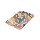 Moderne abstracte, aardse tinten illustratie. badmat (Gekanteld)