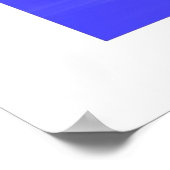 Moderne abstracte acrylkunst poster (Hoek)