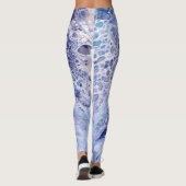 Moderne Abstracte acrylverf Leggings (Achterkant)