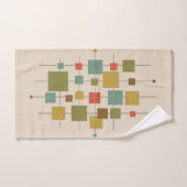 Moderne Abstracte afdrukken halverwege de eeuw Handdoek (Handdoek)