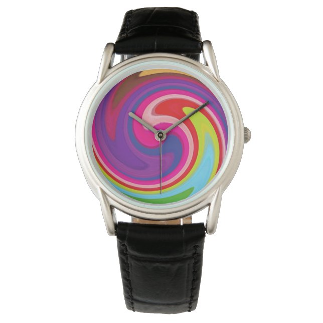 Moderne Abstracte Art. 2 Horloge (Voorkant)