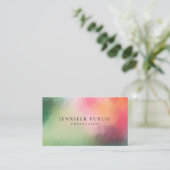 Moderne Abstracte Art Elegant Colors Sjabloon Visitekaartje (Staand voorkant)