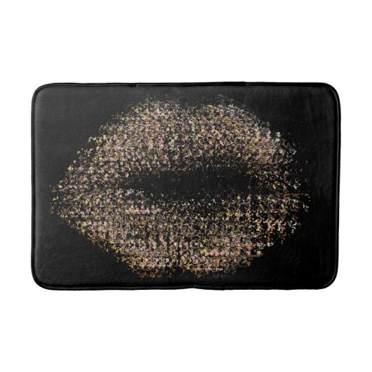 Moderne Abstracte art Lips #18 Badmat (Voorkant)
