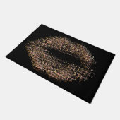 Moderne Abstracte art Lips #18 Deurmat (Schuin)