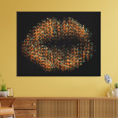 Moderne Abstracte art Lips #20 Canvas Afdruk (Insitu (Woonkamer))