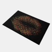 Moderne Abstracte art Lips #21 Deurmat (Schuin)