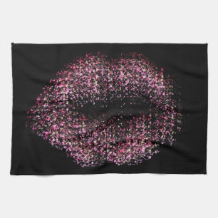 Moderne Abstracte art Lips #30 Theedoek