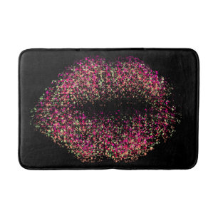 Moderne Abstracte art Lips #37 Badmat