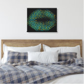 Moderne Abstracte art Lips #47 Canvas Afdruk (Insitu (Slaapkamer))