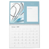 Moderne Abstracte Art Notes-planningskunst Kalender (Jan 2027)