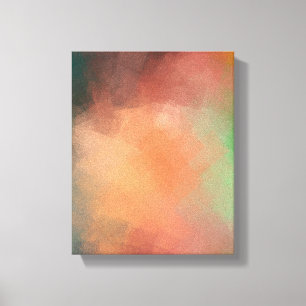 Moderne Abstracte Art Red Blue Green Colorful Canvas Afdruk