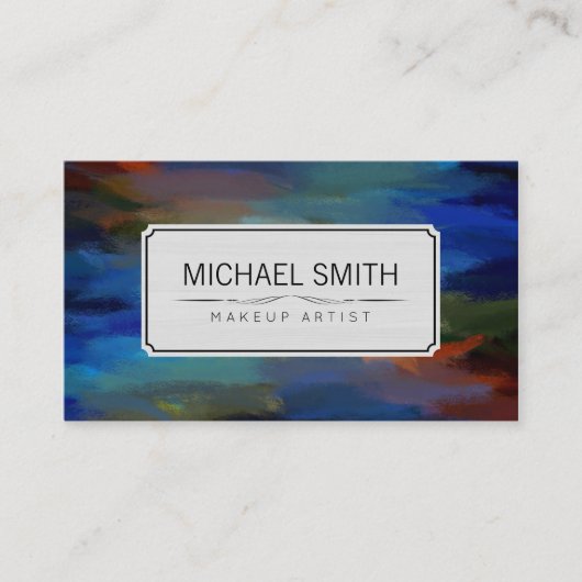 Moderne Abstracte artiest #99 Visitekaartje (Voorkant)