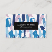 Moderne Abstracte artiest Visitekaartje (Voorkant)
