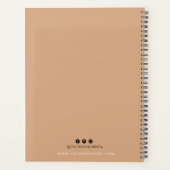 Moderne Abstracte bedrijfsplanner Planner (Achterkant)