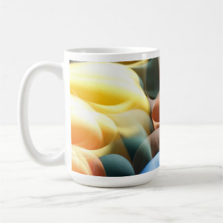 Moderne Abstracte Bierpul met Lichtgevende Ronding Koffiemok