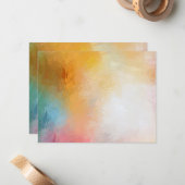 Moderne Abstracte, blanco kleurenweergave Sjabloon (Voorkant / Achterkant in situ)